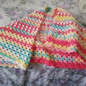 Baby Blanket Handmade New